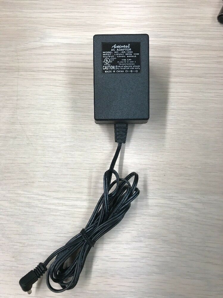 *Brand NEW*Actiontec 12V 600mA AC Adaptor Power Supply AD-1260